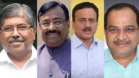 Chandrakant Patil, Radhakrishna Vikhe Patil, Sudhir Mungantiwar, Girish Mahajan