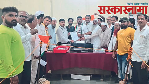 NCP delegation of Malegaon