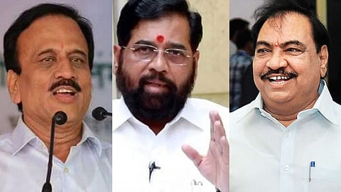 Girish Mahajan-Eknath Shinde-  Eknath Khadse