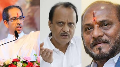 Uddhav Thackeray-Ajit Pawar-Ramdas Kadam 