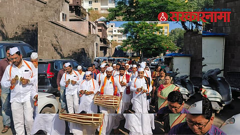 Varkari morcha in Nashik