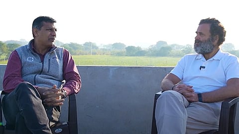 Raghuram Rajan With Rahul Gandhi