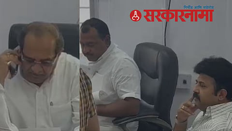 Umesh Patil Meet Radhakrishna Vikhe Patil