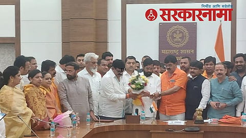 Shivsena Corporators with CM Eknath Shinde