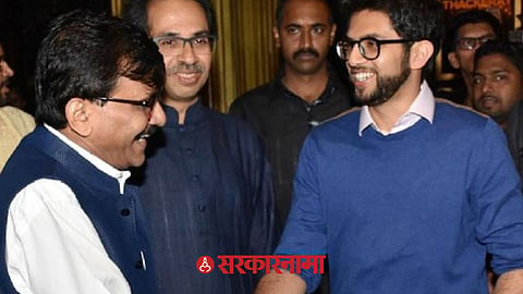 Aditya Thackeray and 
Sanjay Raut 