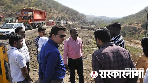 Collector Visit Aurangabd-Ajanta Road News
