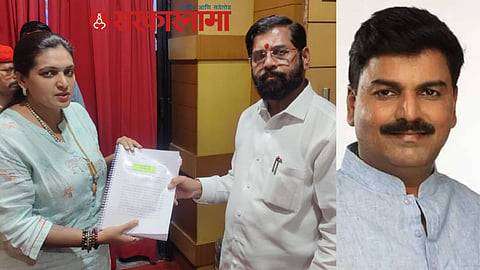 Eknath Shinde, Rupali Thombre, Rahul Shewale