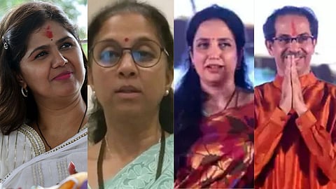 Pankaja Munde- Supriya Sule-Rashmi Thackeray-Uddhav Thackeray 