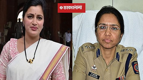 Navneet Rana, Amravati Police Commissioner Arti Singh 