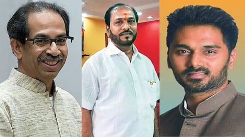 Uddhav Thackeray, Ramdas Kadam, Yogesh Kadam 
