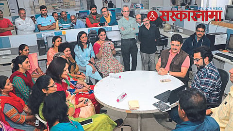 Dr Amol kolhe with Tanishqa group