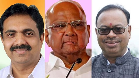   Jayant Patil, Sharad Pawar,Chandrashekhar Bawankule