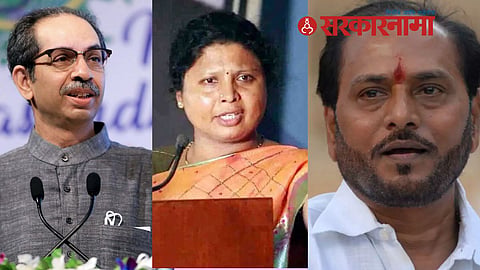 Uddhav Thackeray, Sushma Andhare, Ramdas Kadam 