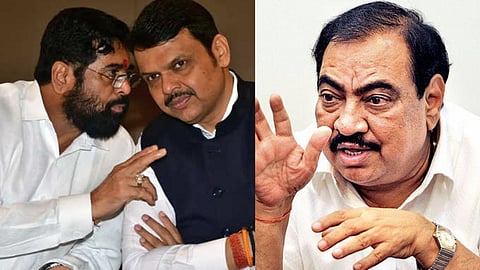 Eknath Shinde, Devendra Fadnavis,
Eknath Khadse 
