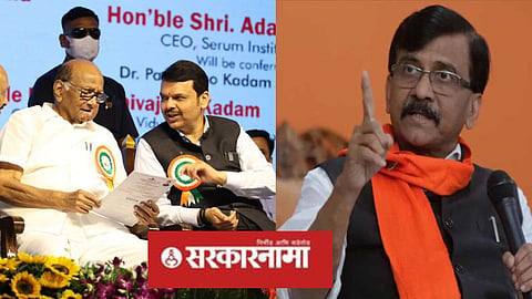 Devendra fadnavis, Sanjay raut 