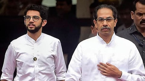 Aaditya Thackeray, Uddhav Thackeray 