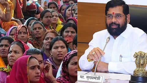 Anganwadi Workers and Eknath Shinde 
