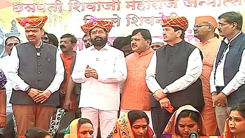 Eknath Shinde at Kille Shivneri 