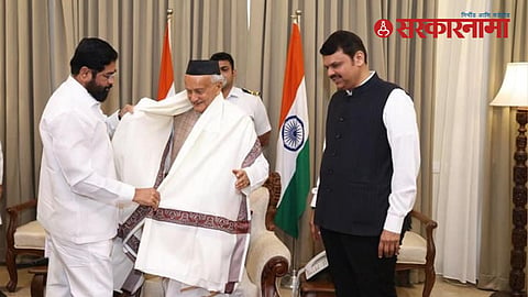 Eknath Shinde-Bhagat Singh Koshyari-Devendra Fadnavis
