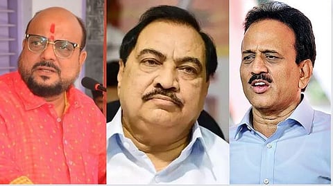 Eknath Khadse, Gulabrao Patil, Girish Mahajan