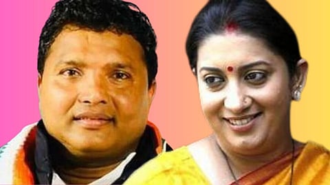 bv srinivas,  smriti irani