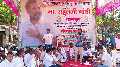 Congress Agitation against BJP 