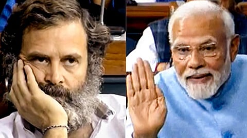 Rahul Gandhi : Narendra Modi 