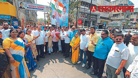 Mahavikas Aghadi celebration