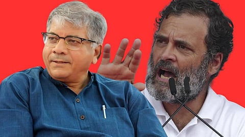 Prakash Ambedkar and Rahul Gandhi