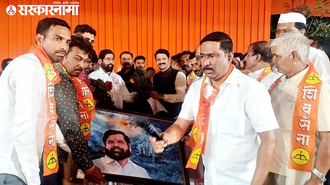 Wai, Khandala People join Shivsena