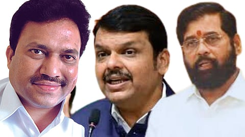 Shashikant Shinde, Devendra Fadanvis, Eknath Shinde
