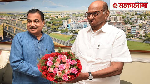 Sharad Pawar, Nitin Gadkari 