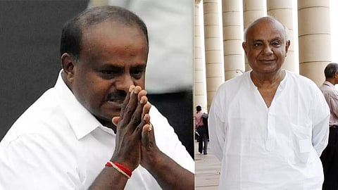  H. D. Kumaraswamy, H. D. Deve Gowda