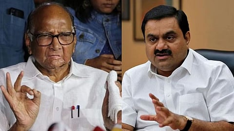 Sharad Pawar, Gautam Adani 