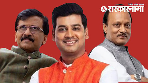 Sanjay Raut, Shrikant Shinde and Ajit Pawar
