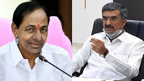 K Chandrashekhar Rao and Shambhuraj Desai 