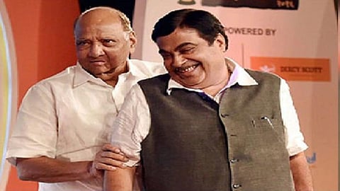 Sharad Pawar, Nitin Gadkari 