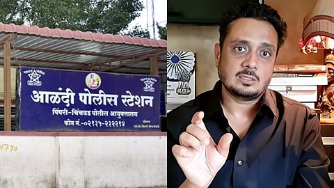 Adv. Asim Sarode and Alandi Police