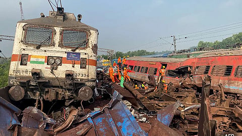 Reason behind the train accident in Odisha : 