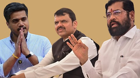 Rohit Pawar-Devendra  Fadnavis-Eknath Shinde