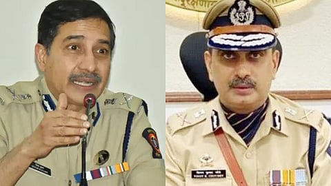 Police Commissioner Ritesh Kumar and Police Commissioner Vinay Kumar Choubey 