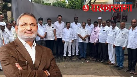 Manikrao Kokate & Sharad Pawar Supporters