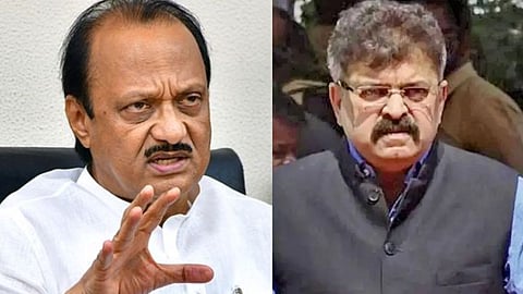 Ajit pawar and Jitendra Awhad