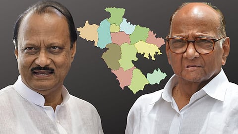 Ajit Pawar, Sharad Pawar