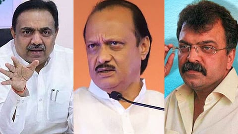 Jayant Patil, 
Ajit Pawar, Jitendra Awhad
