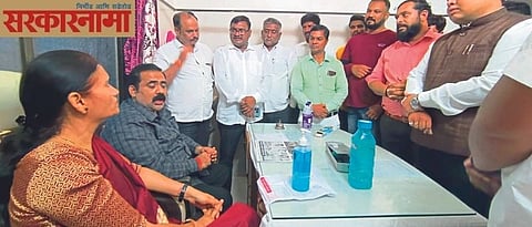 Centre minister of state Dr. Bharti Pawar & MLA Suhas Kande