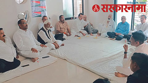 Political meeting in Dhule