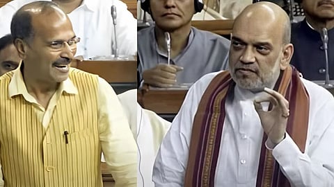 Adhir Ranjan Chowdhury and Amit Shah