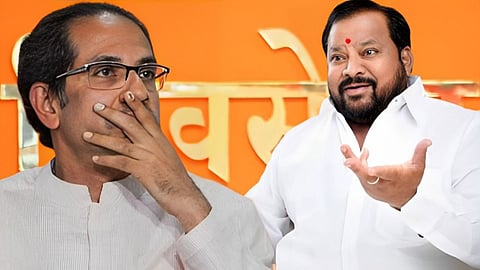 Shahajibapu Patil and Uddhav Thackeray