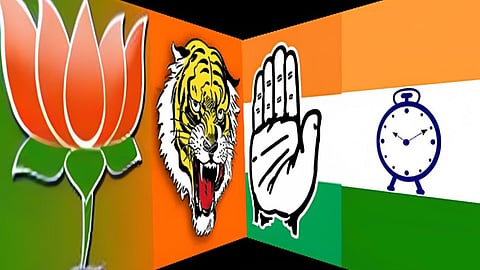 BJP, NCP, Congress, Shivsena 
